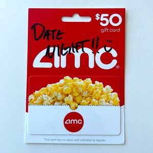 AMC Theaters Movie Gift Card, $50 for $35!